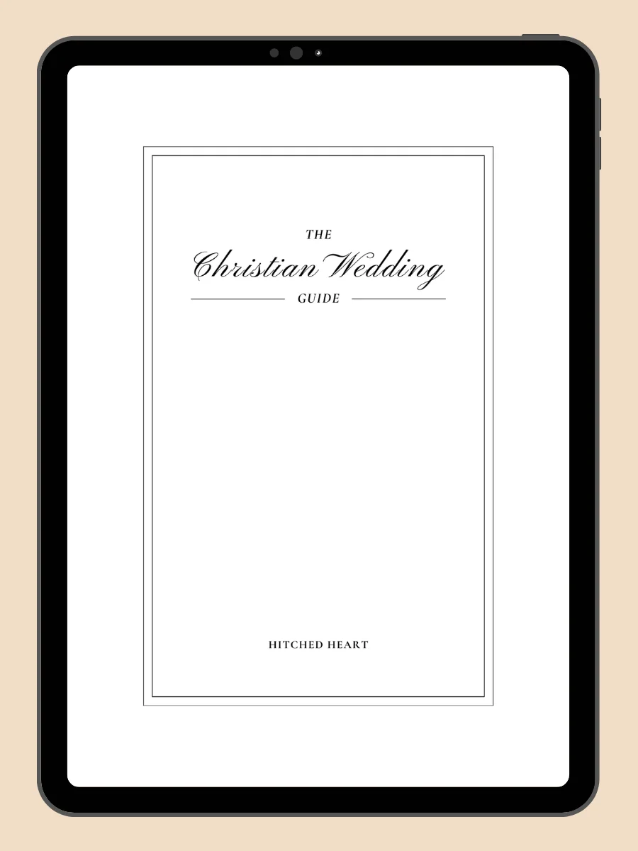 The Christian Wedding Guide (Digital PDF) & Google Sheet Planner product image (1)
