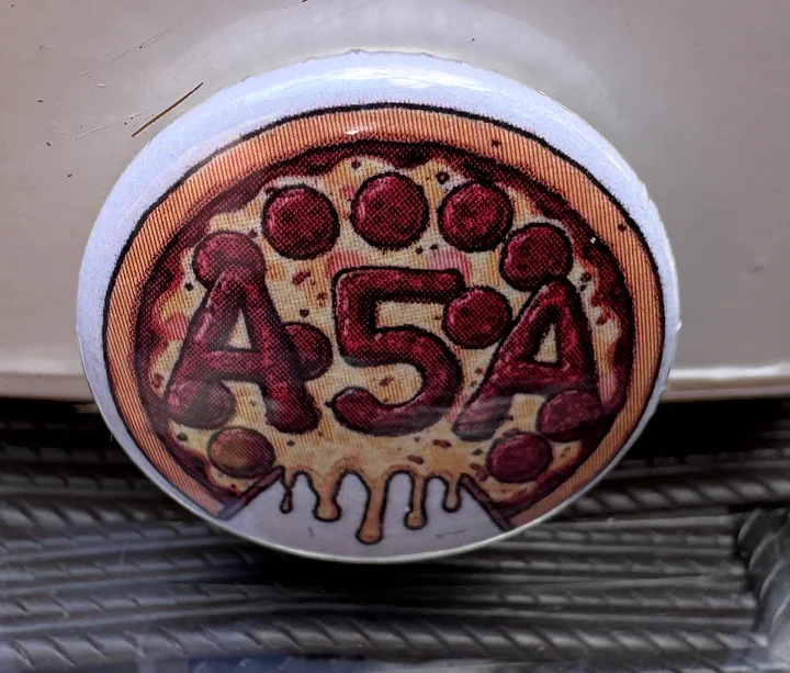 Across Five Aprils: New York Pizza 1" Button product image (1)