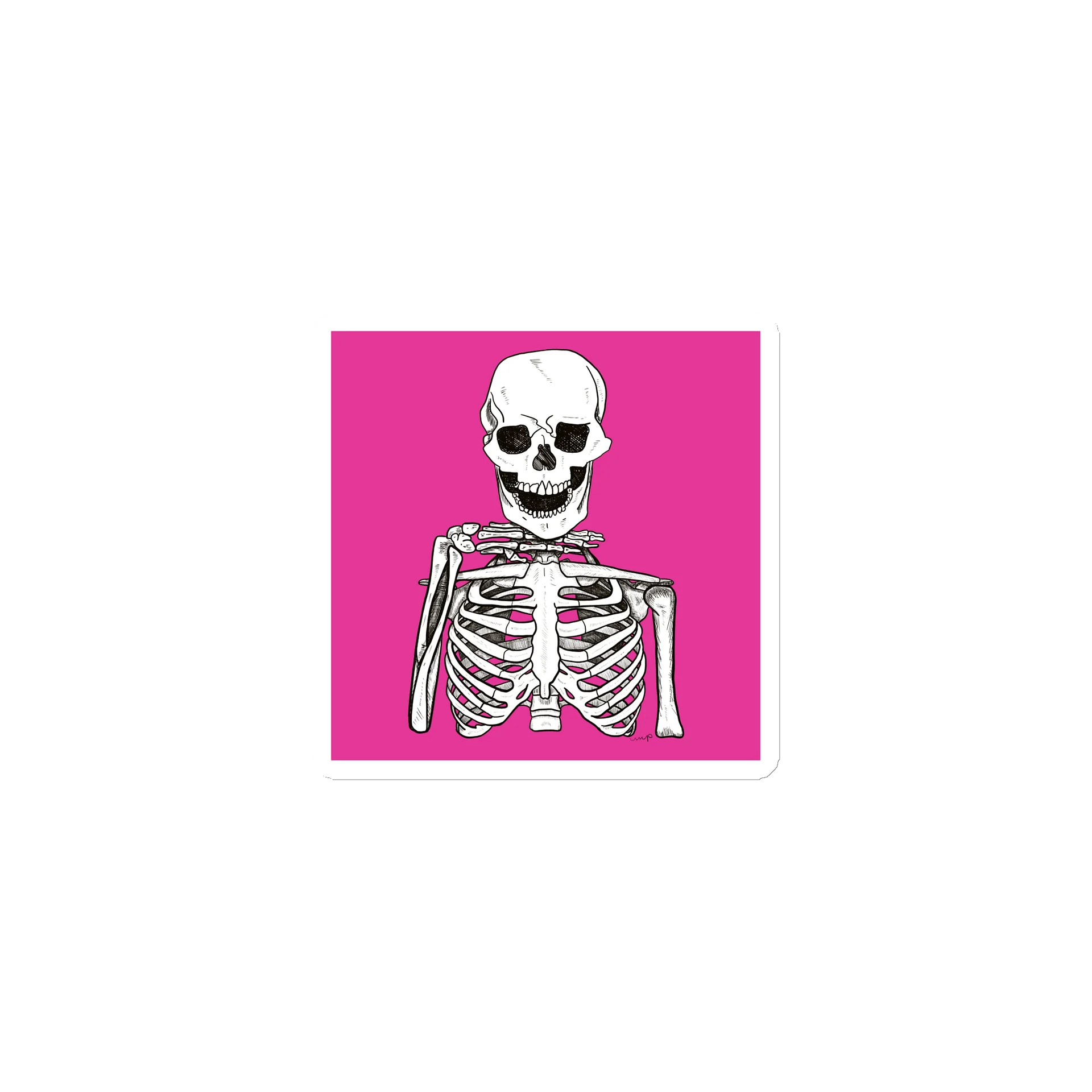 Vivid Skeleton Magnet product image (1)