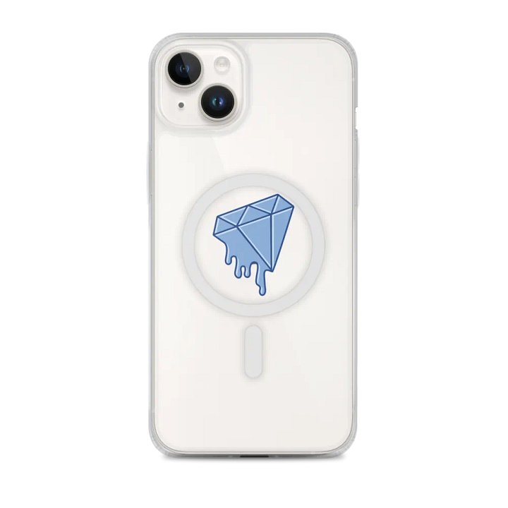 Melting Diamond MagSafe® Clear Case product image (1)