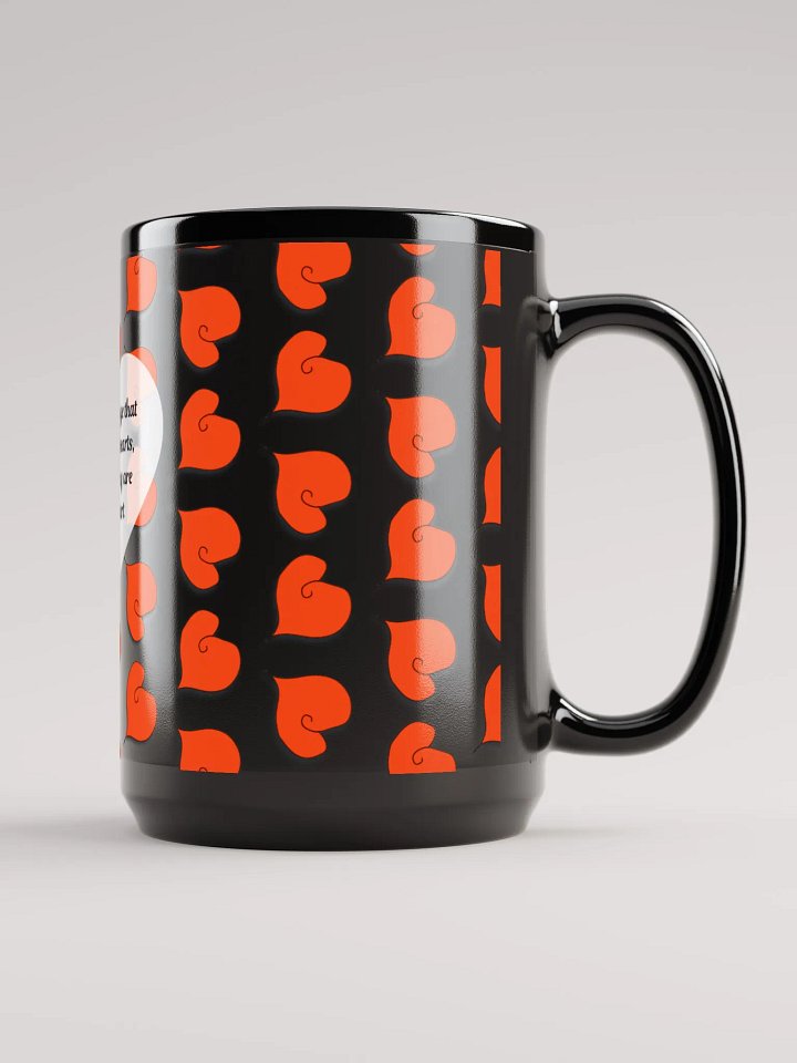 Love Is The Bridge, Black Mug product image (1)
