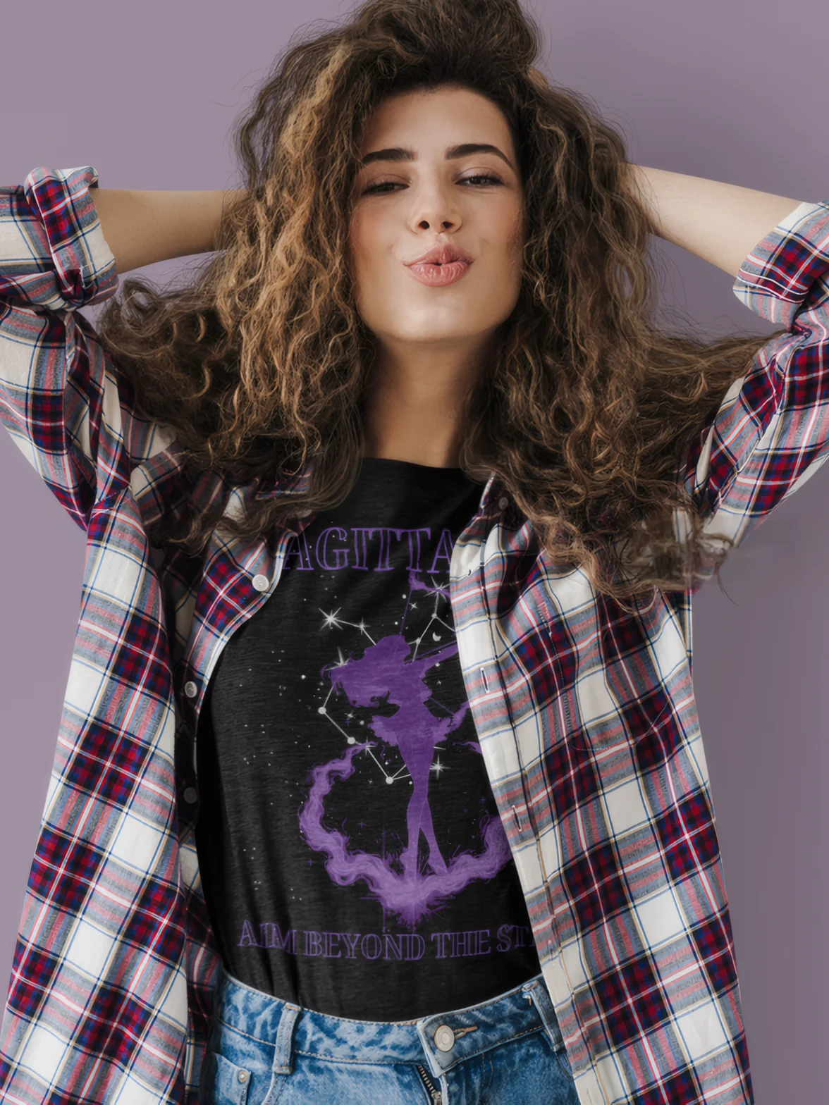 Aim Beyond The Stars Sagittarius Tee product image (3)