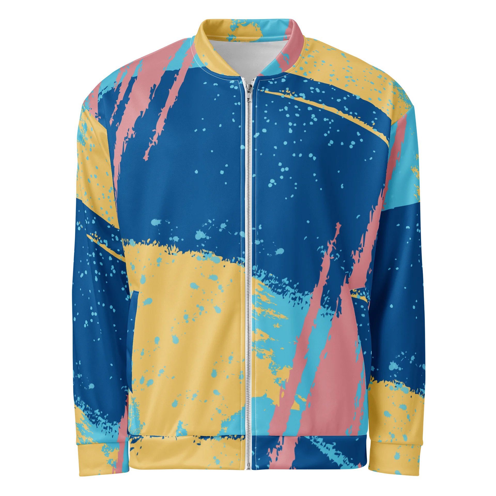 Abstract Splash Bomber Jacket product image (1)