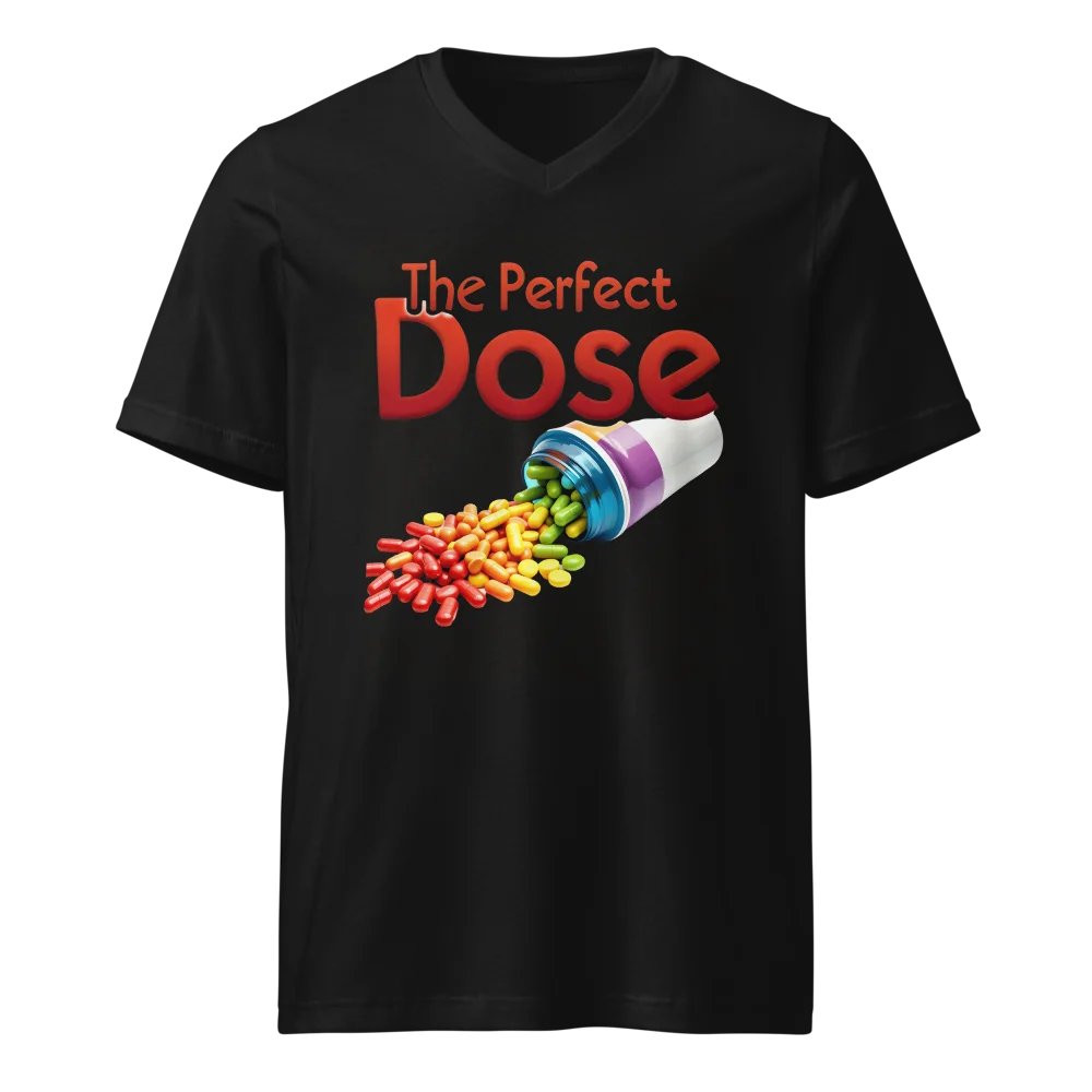The Perfect Dose Unisex V-Neck Tee product image (1)