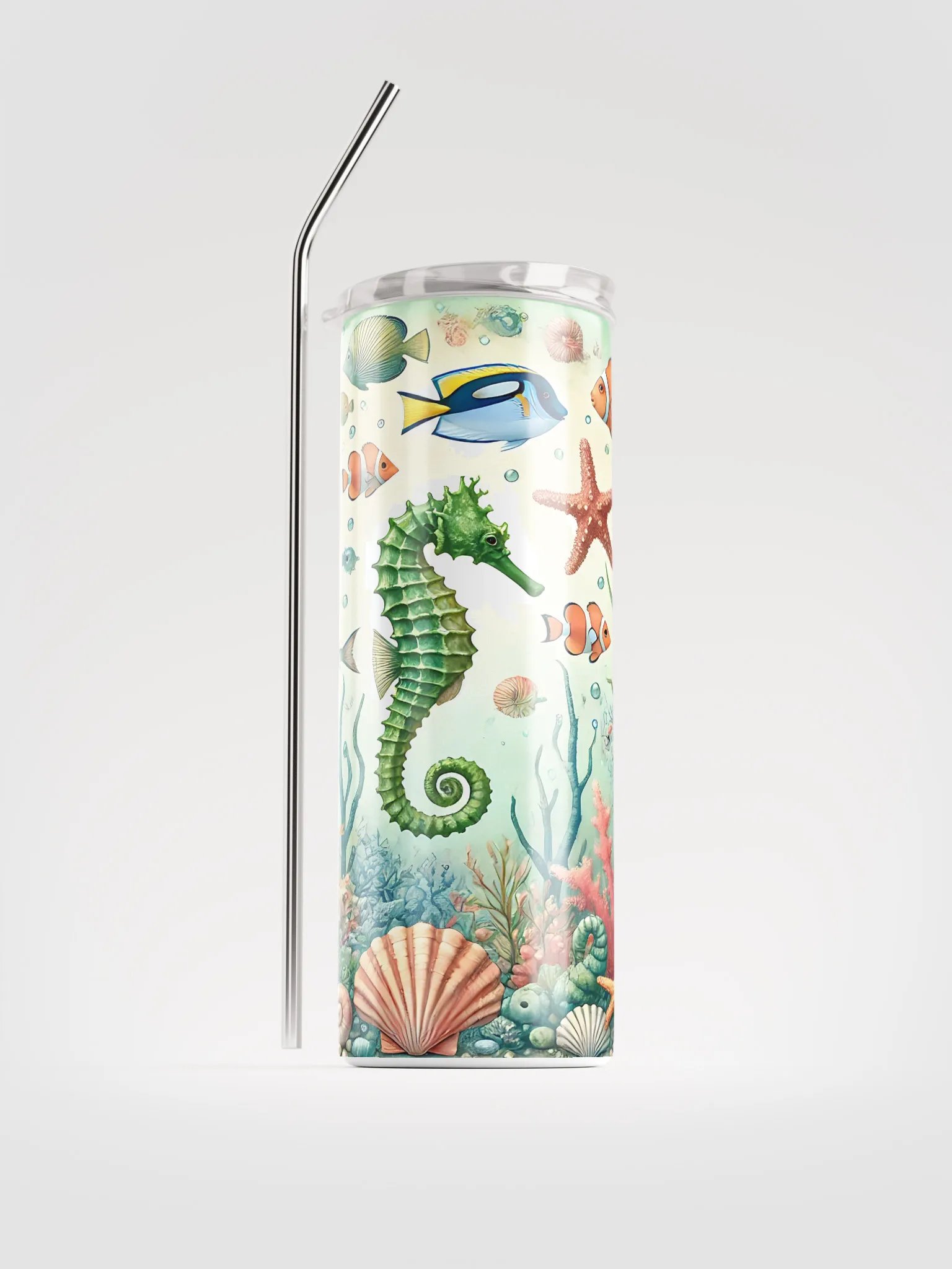 Oceanic Elegance Stainless Steel Tumbler product image (1)