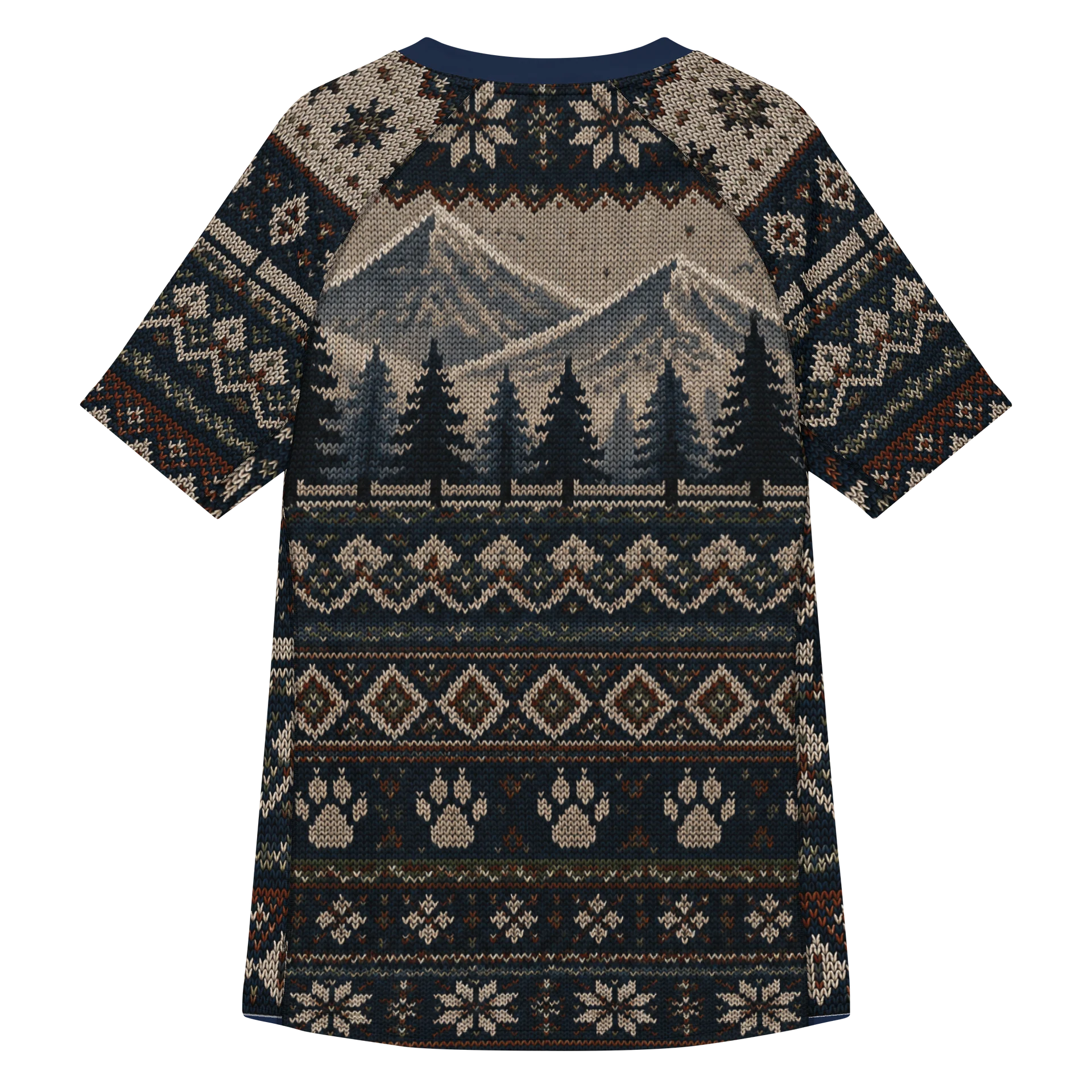 Ugly Sweater Wolf Rash Guard product image (4)