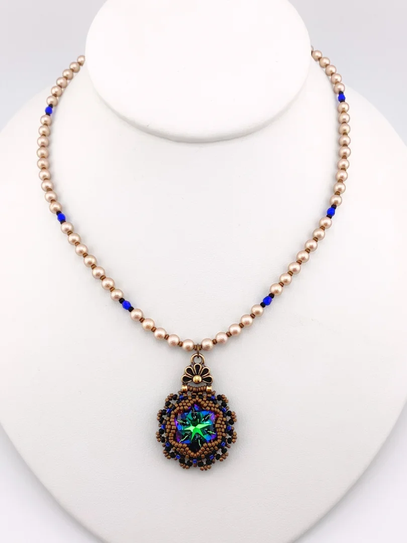 Kaleidoscope Crystal Pendant Necklace product image (1)