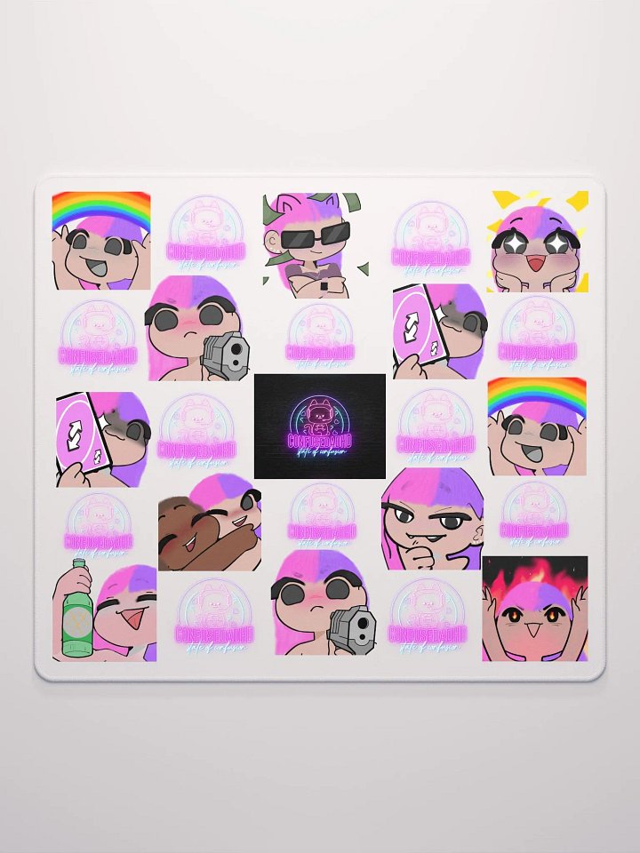 CADHD Logo+Emote Mousepad product image (2)