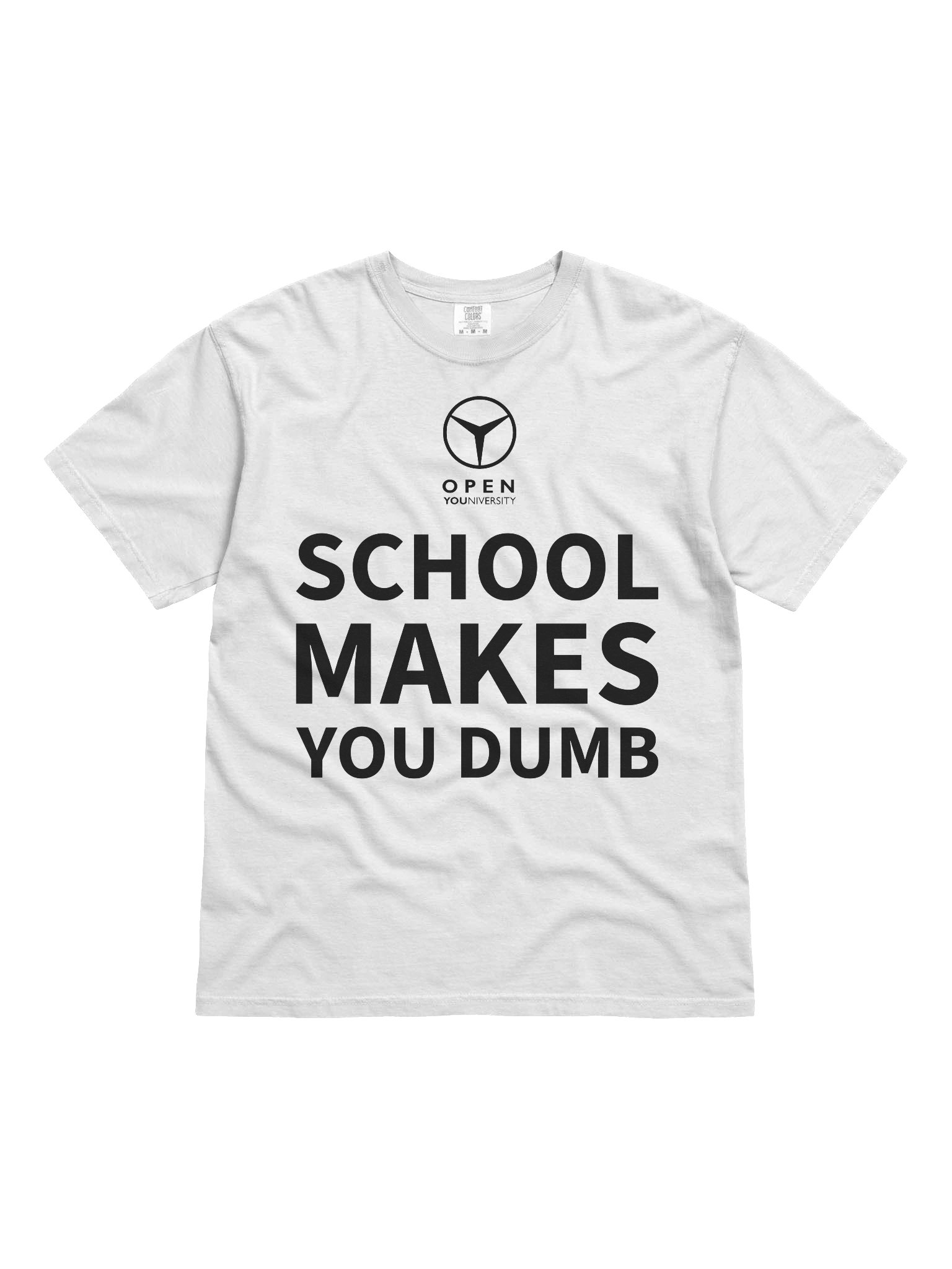 SCHOOL MAKES YOU DUMB - White Version product image (3)