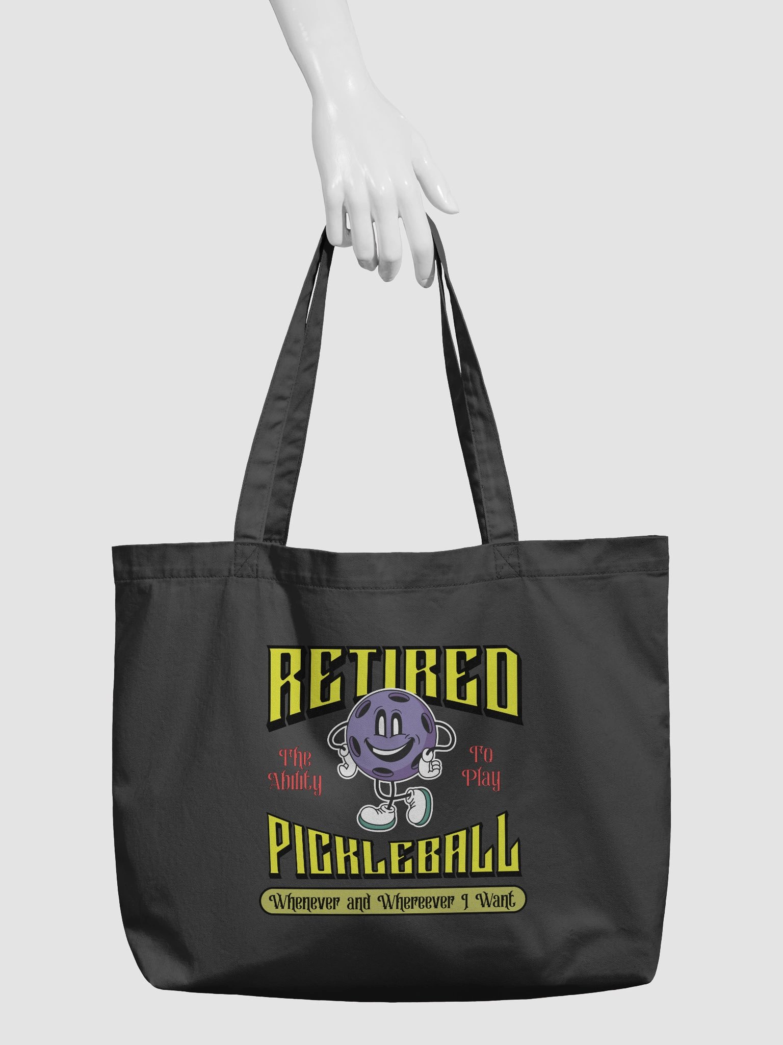 Retired Pickleball Eco-Friendly Tote product image (3)