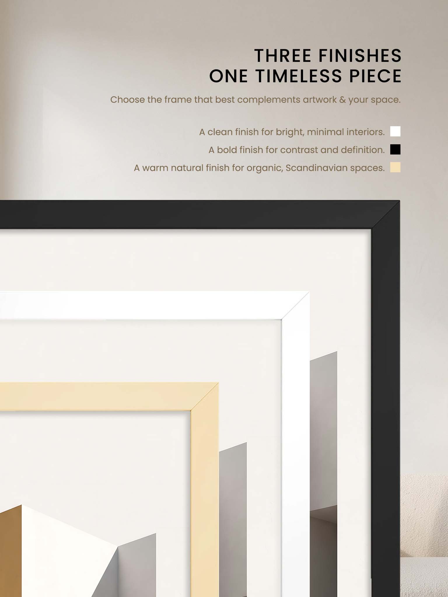 Ochre Plane - Minimalist Geometric Architecture Wall Art product image (73)