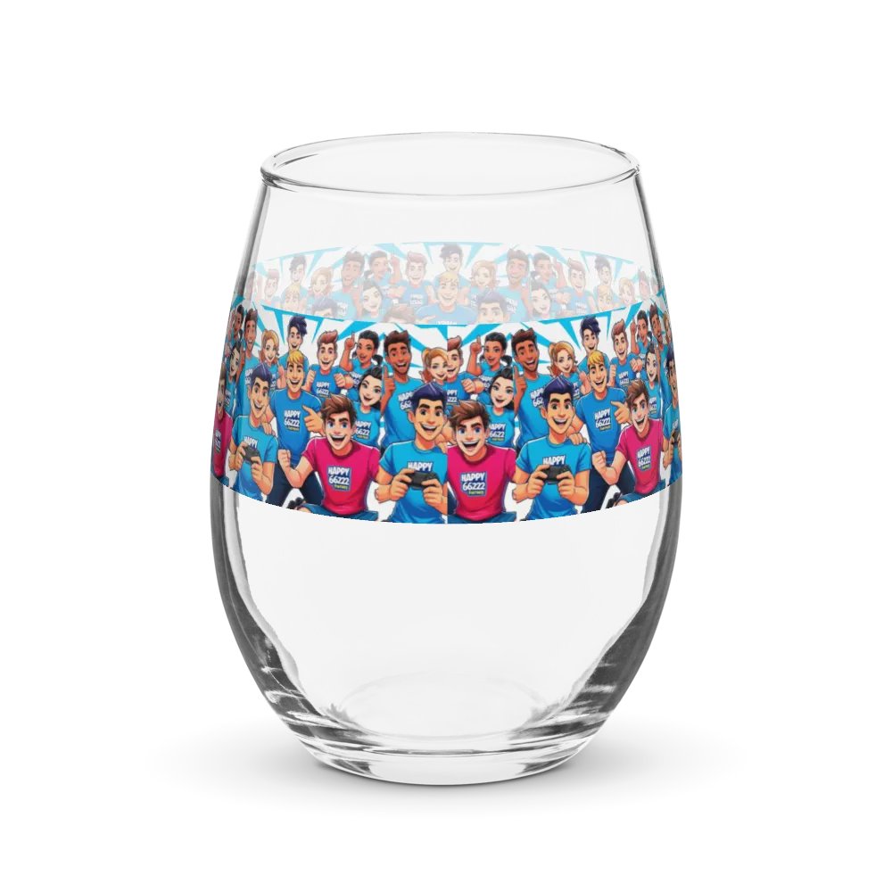 Charming Cartoon Stemless Wine Glass product image (2)