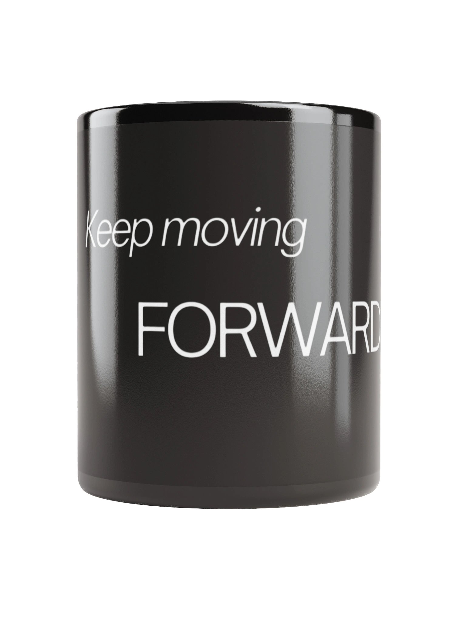 Forward Motivation Black Mug product image (10)