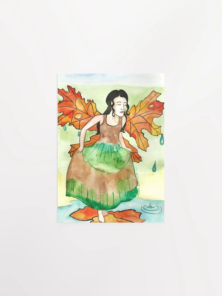 After The Rain Fairy Art Print product image (1)