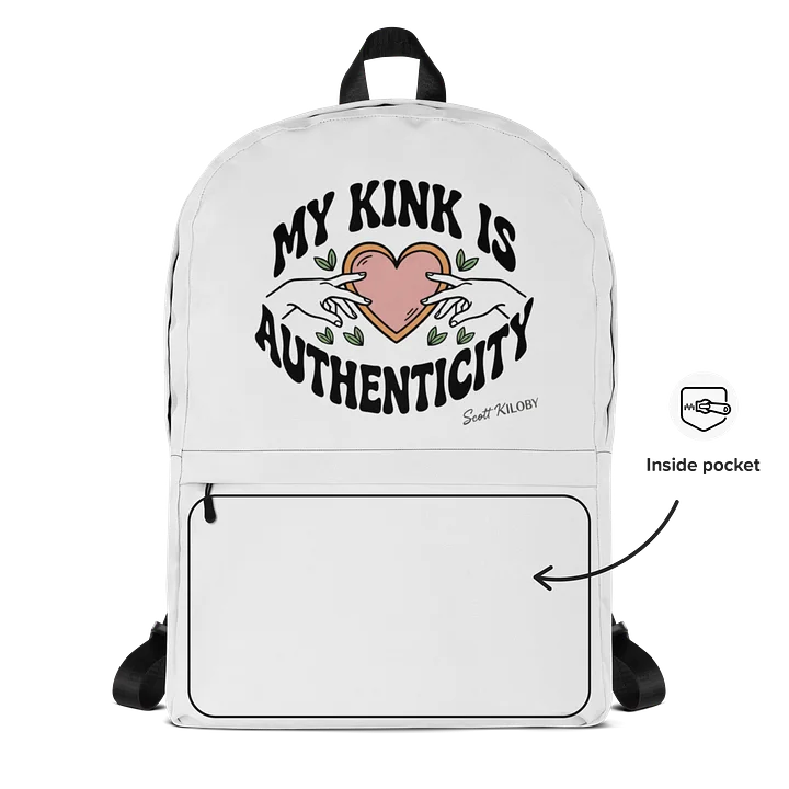 “My Kink Is Authenticity” Sublicolor Backpack product image (2)