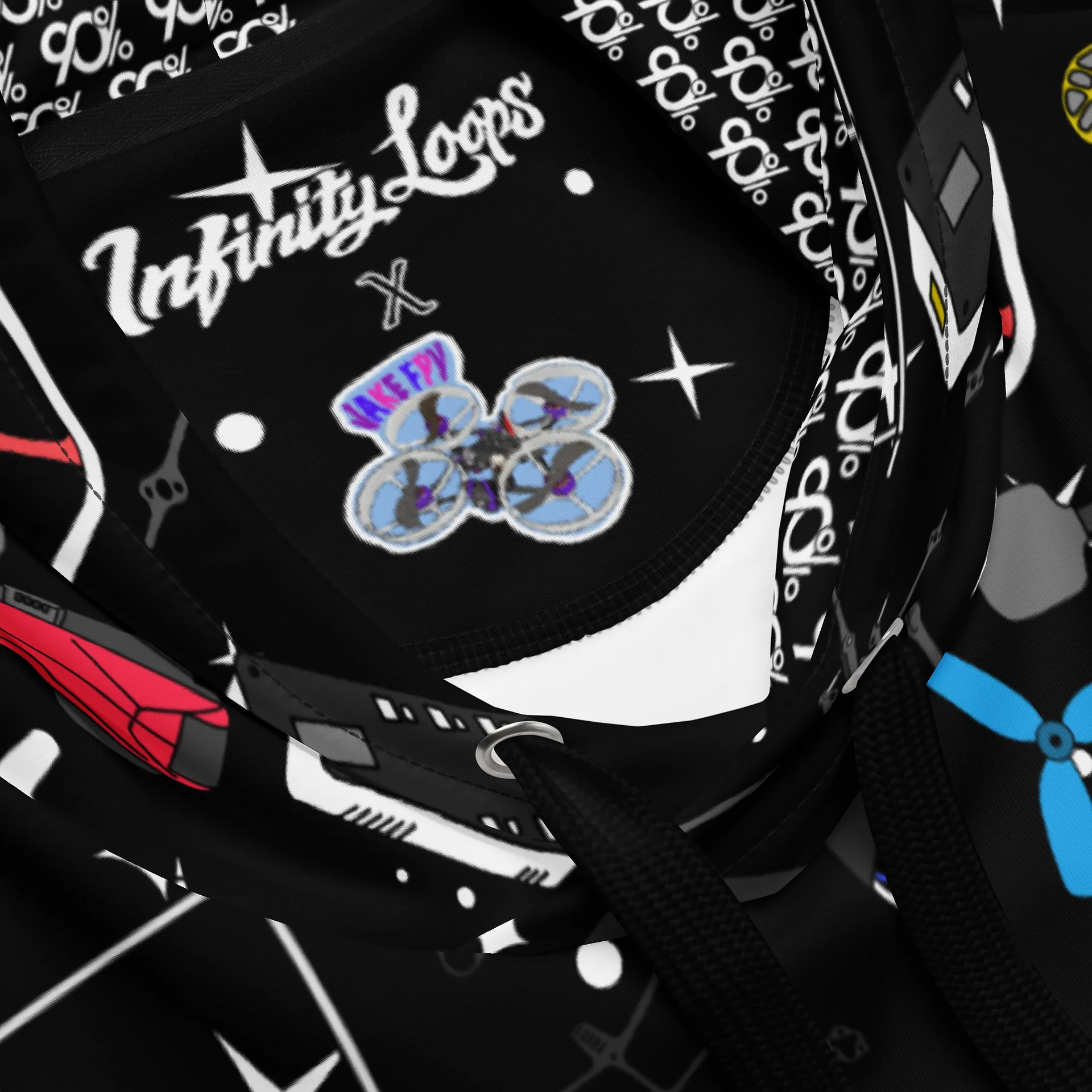 90%er Space Edition Micro FPV Hoodie product image (4)