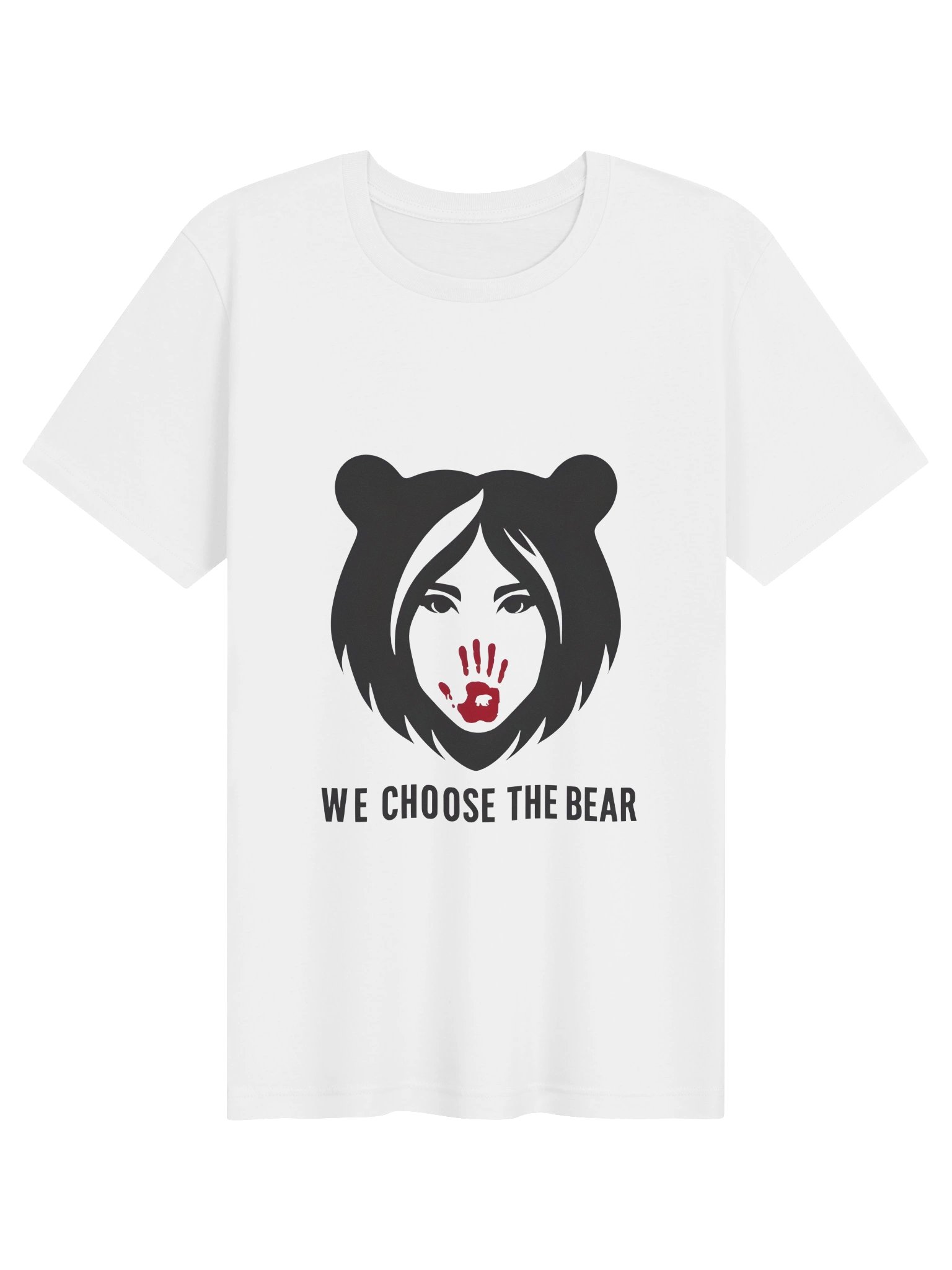 W E Choose the Bear (white tee) product image (1)