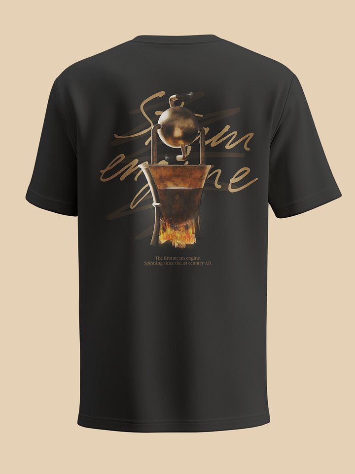 Steam Engine Heavyweight Premium Tee product image (1)