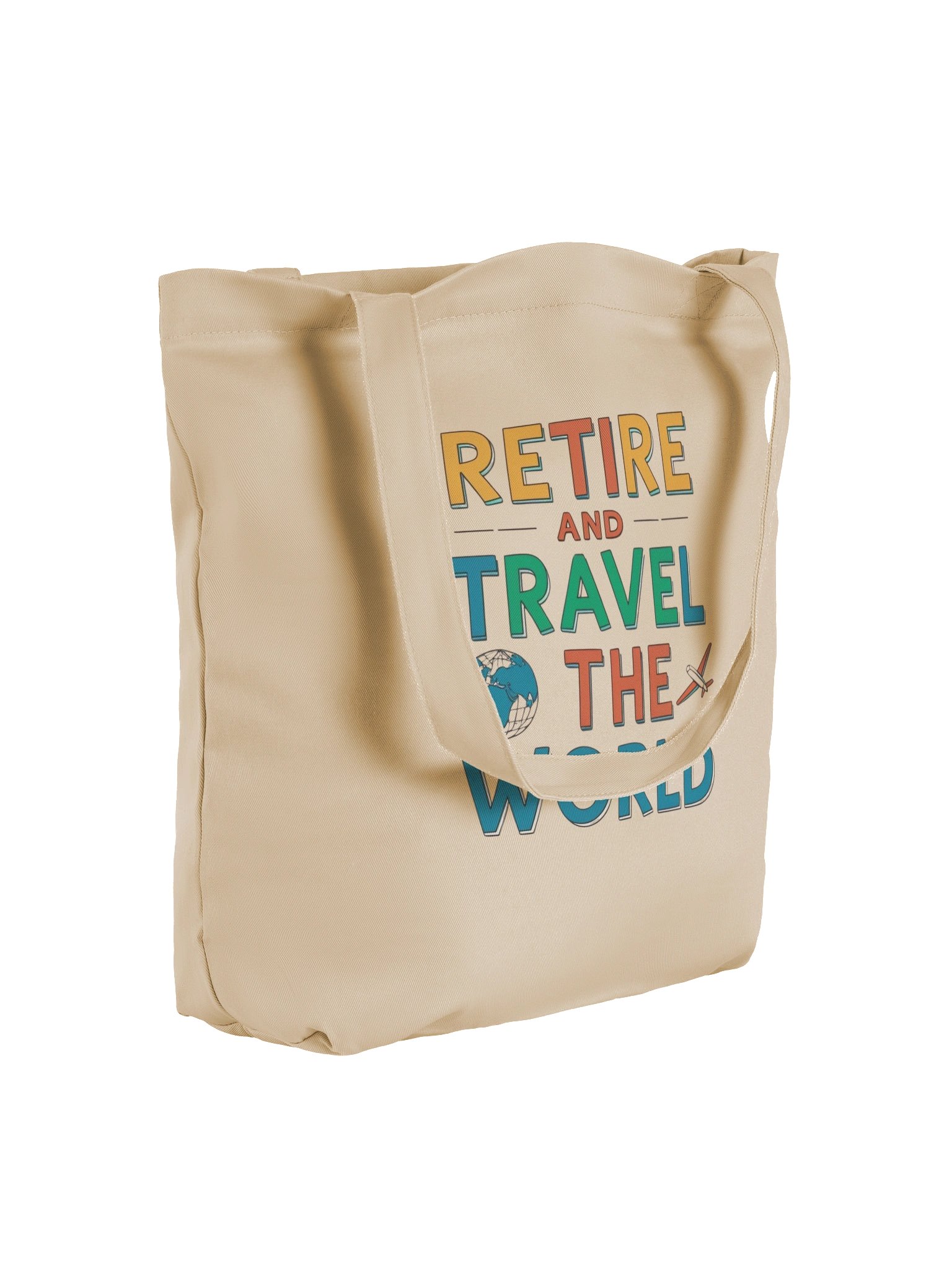 Retire and Travel the World Eco-Friendly Tote Bag product image (4)