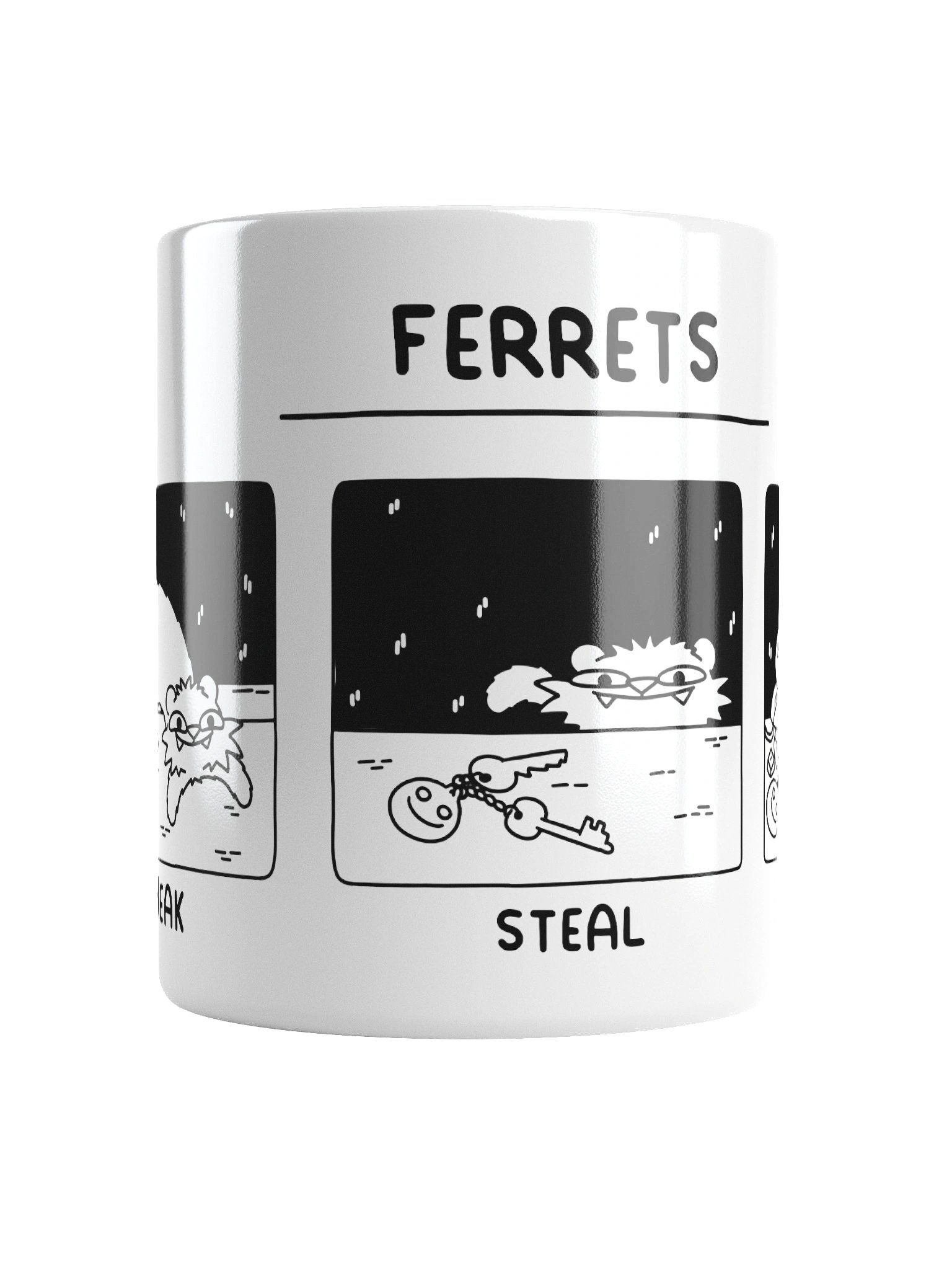 Ferrets | Sneak Steal Sleep | Mug product image (17)