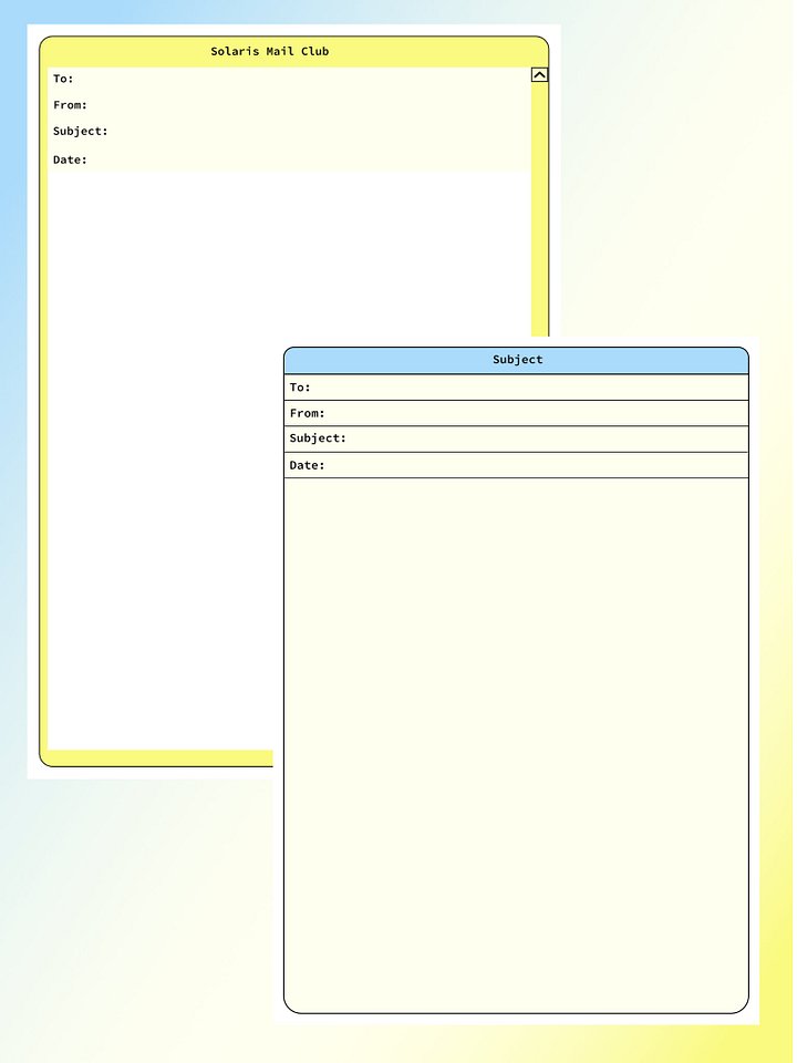 Retro Emails, Retro Web Browser, Retro Chat Room blank templates and customizable product image (2)