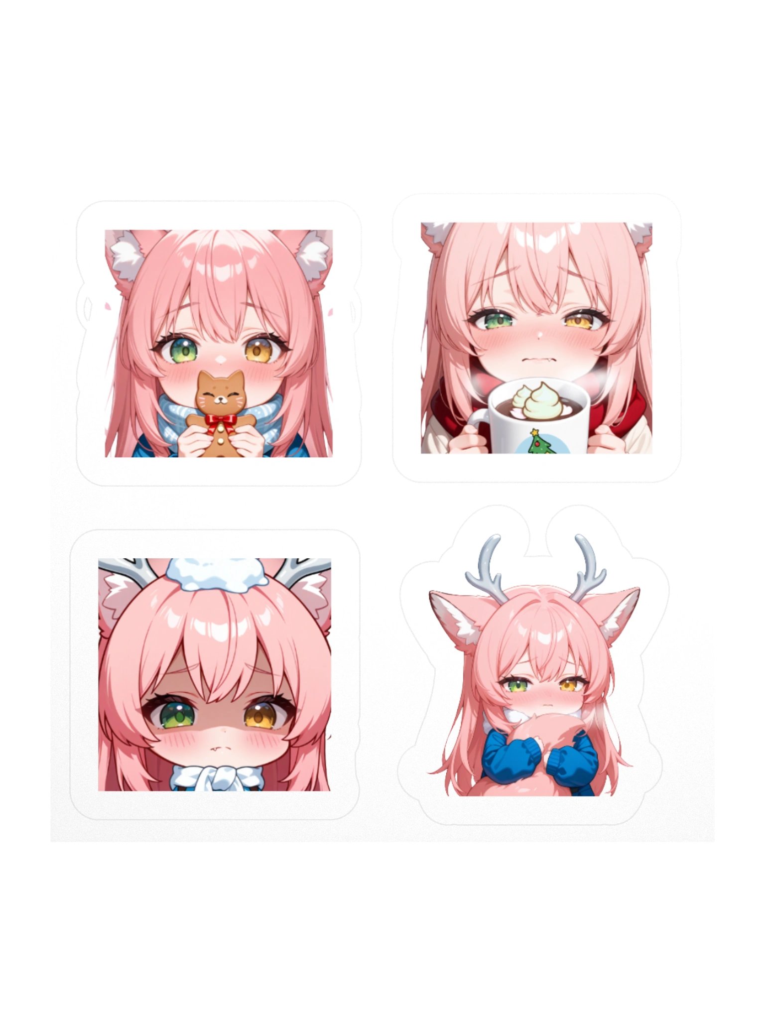 Cozy Winter Fox Sticker Pack product image (1)