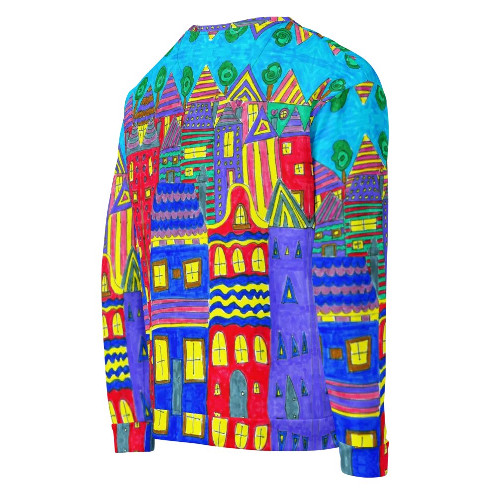Abstract Playful Houses Unisex Sweatshirt product image (10)