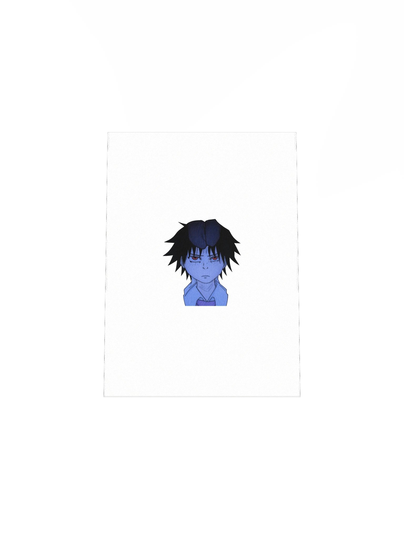 Luminous Brain Anime Art Print – Neural Intelligence IQ Wall Poster | JWK Studio product image (8)