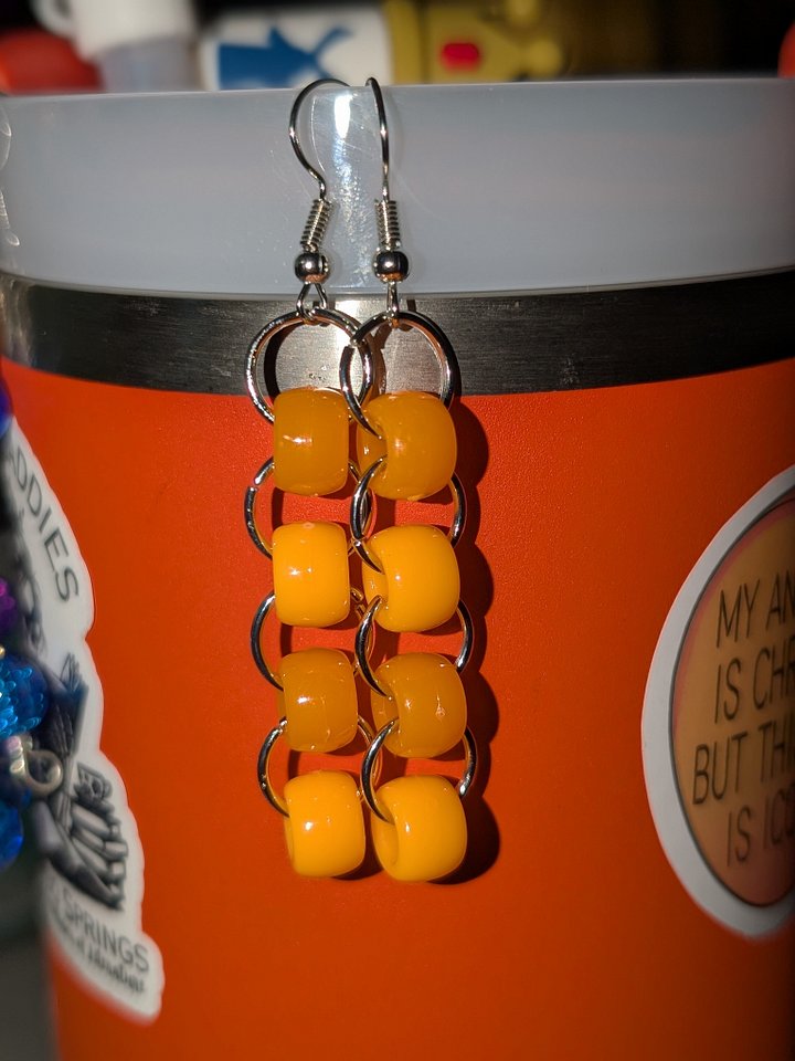 Halloween "Chain Mail" Earrings! product image (1)