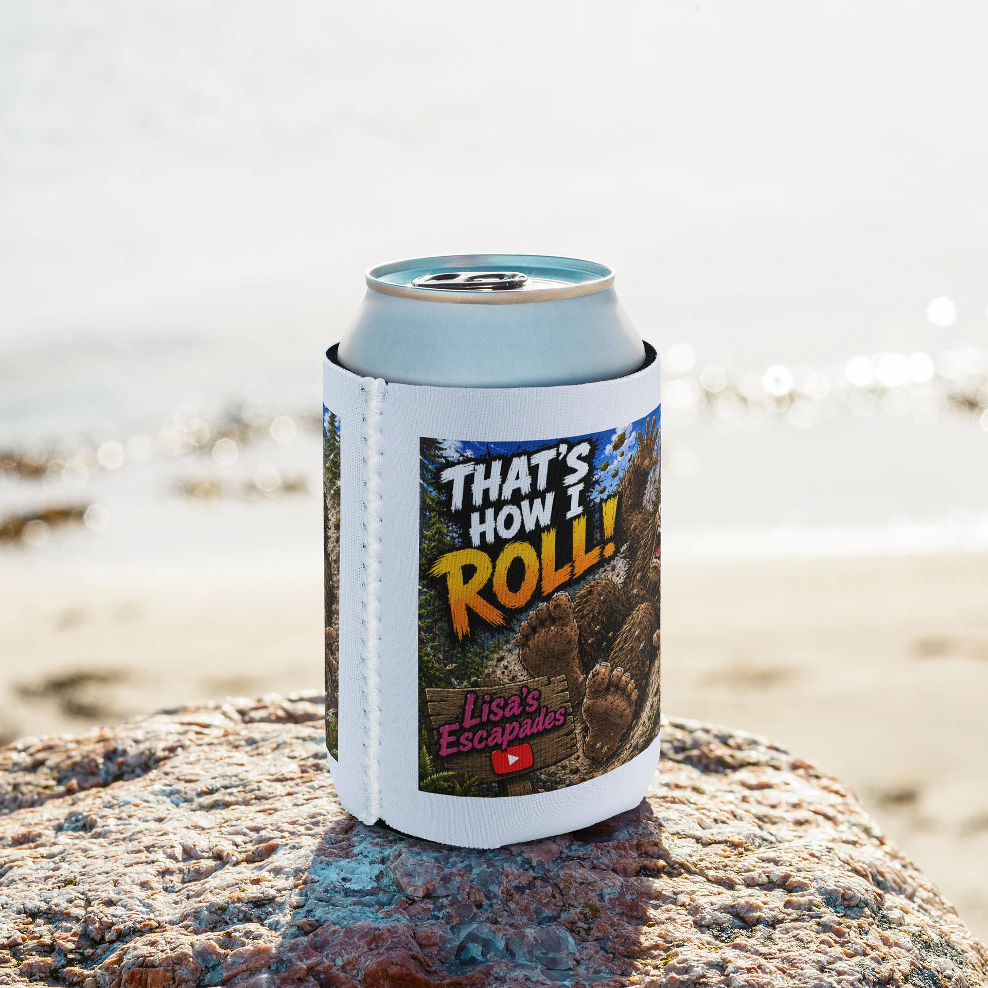 That’s How I Roll Bigfoot Can Cooler product image (8)