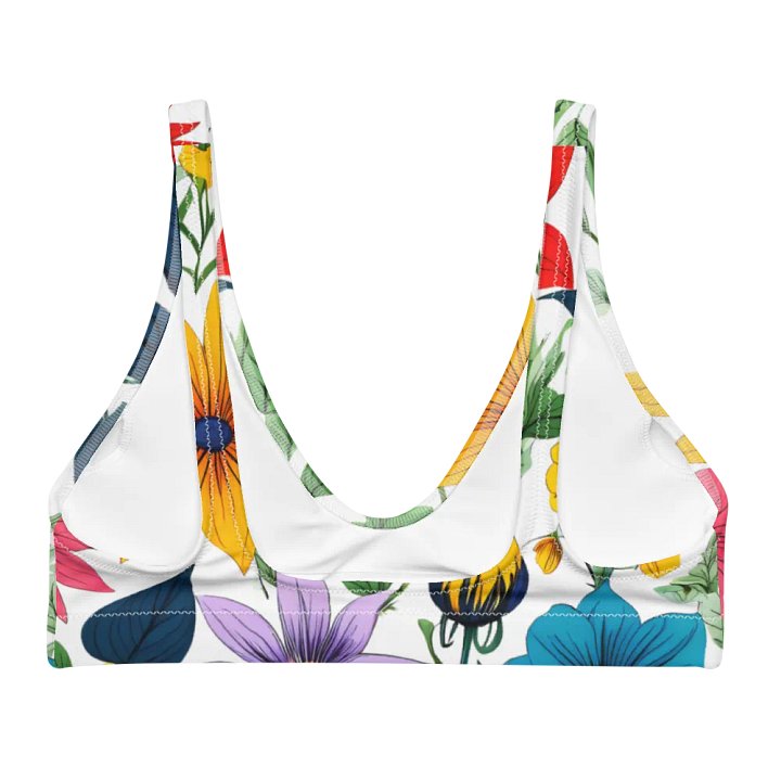Blossom Burst Recycled Bikini Top product image (2)