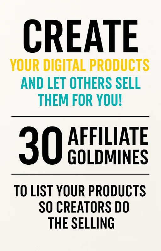 CREATE Your Digital Products & Let Others Sell Them FOR You! product image (1)