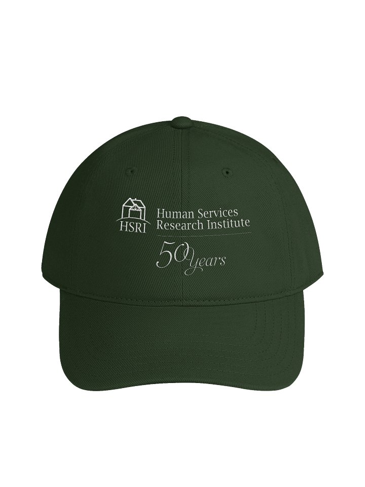 HSRI 50th Anniversary Baseball Hat - Forest Green - Embroidered product image (1)