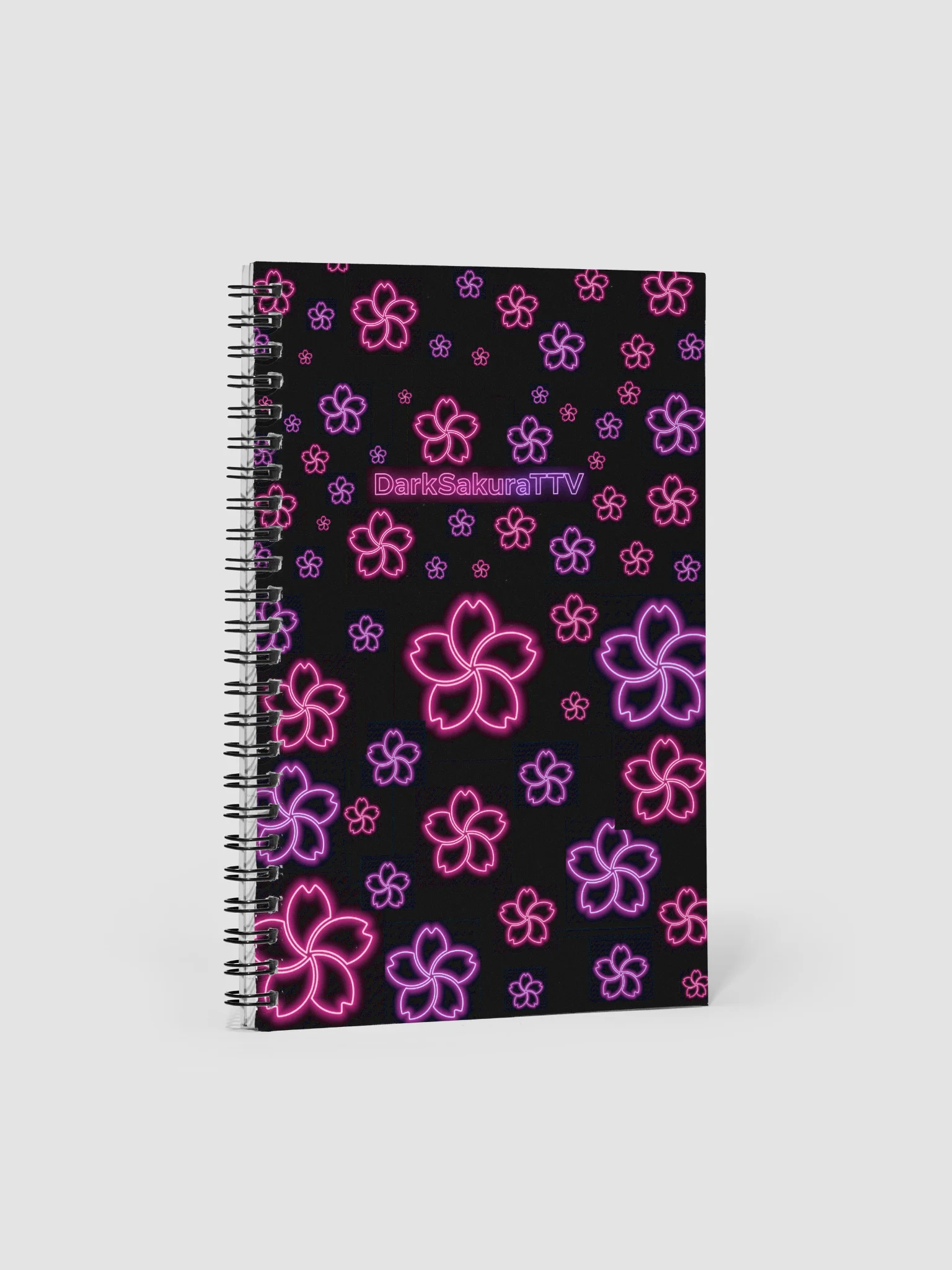 DarkSakuraTTV Neon Logo Notebook product image (1)