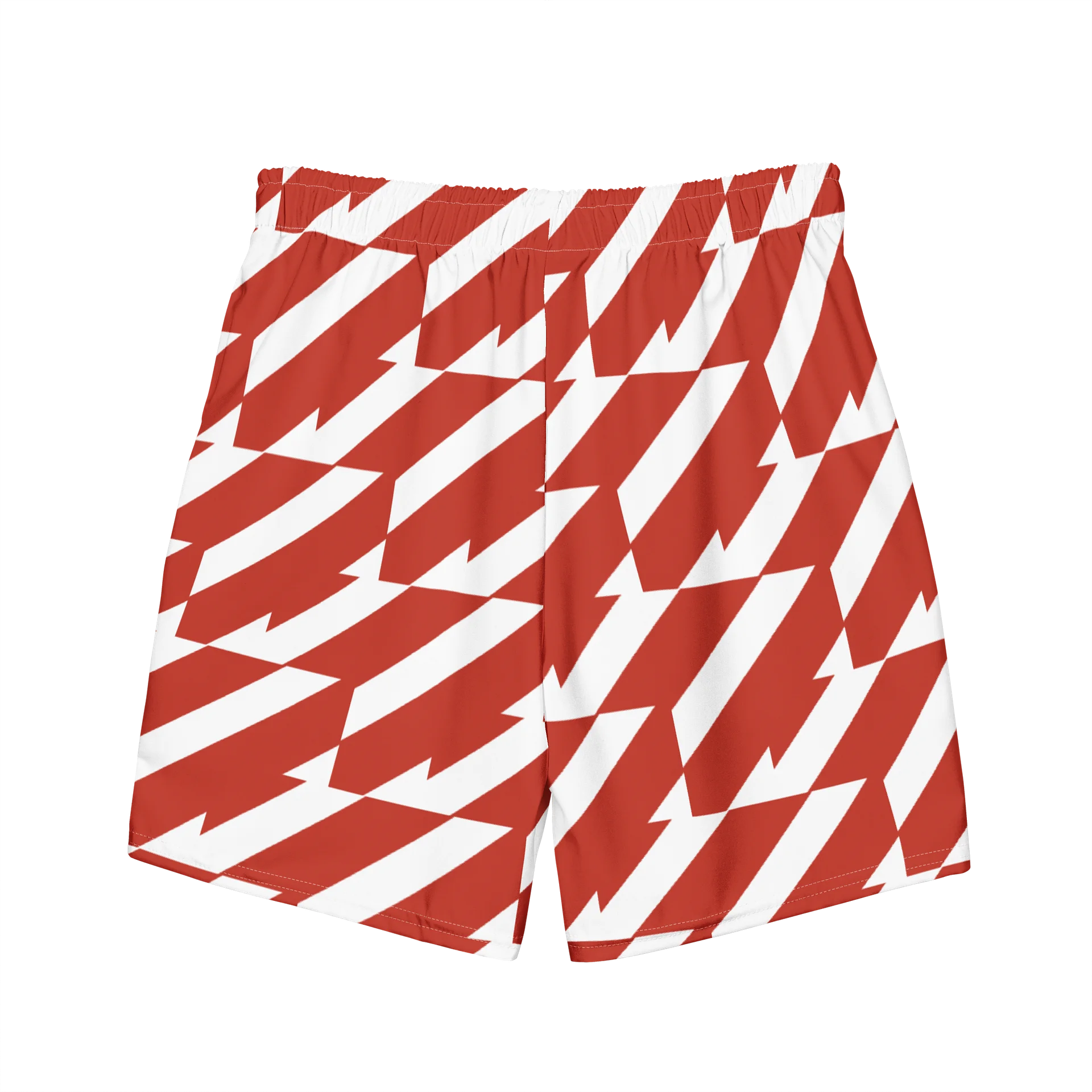 Red & White Men's Swim Trunks product image (8)