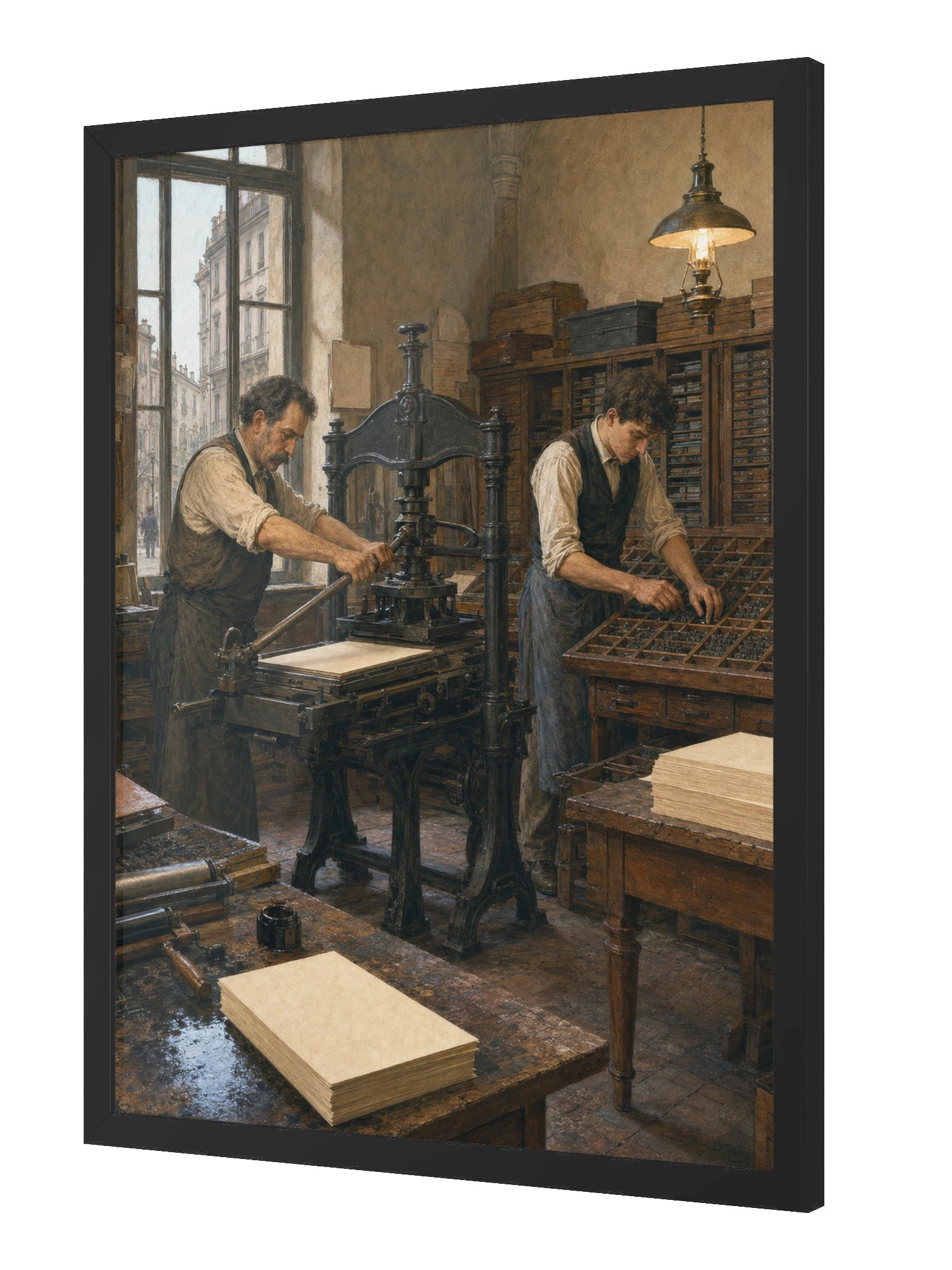 La Stamperia di Brera — Framed Matte Art Print product image (3)