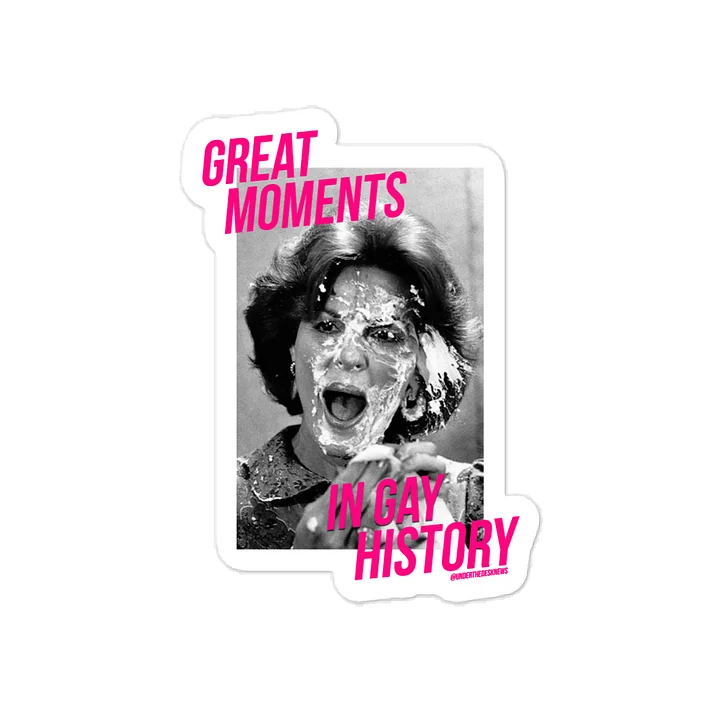 FUTILE DEVICE: GREAT MOMENTS IN GAY HISTORY (STICKER) product image (1)