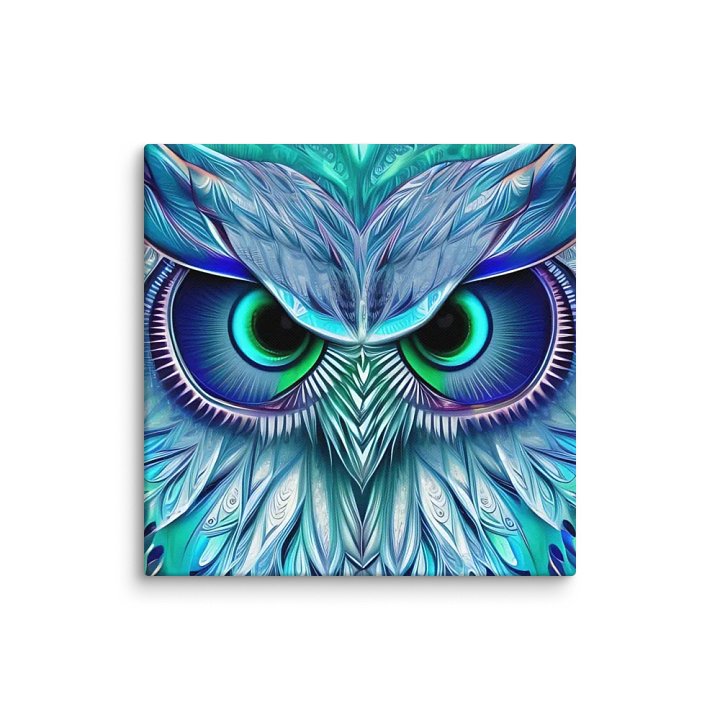 Fantasy Fractal Owl Art - v13 product image (1)