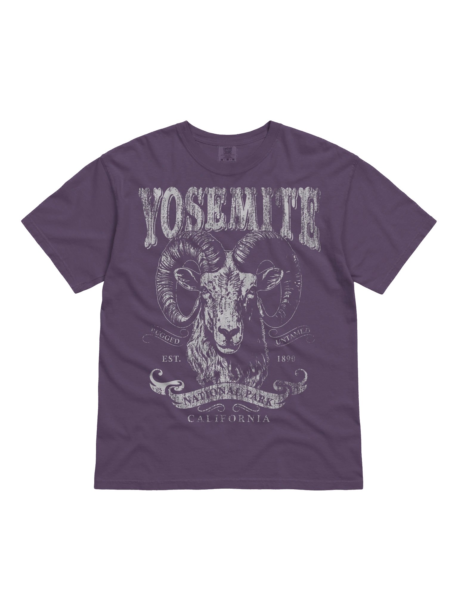 Yosemite National Park Shirt – Vintage Ram Graphic Tee California (Est. 1890) product image (4)