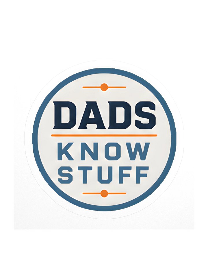 Dads Know Stuff Small Logo Sticker product image (3)