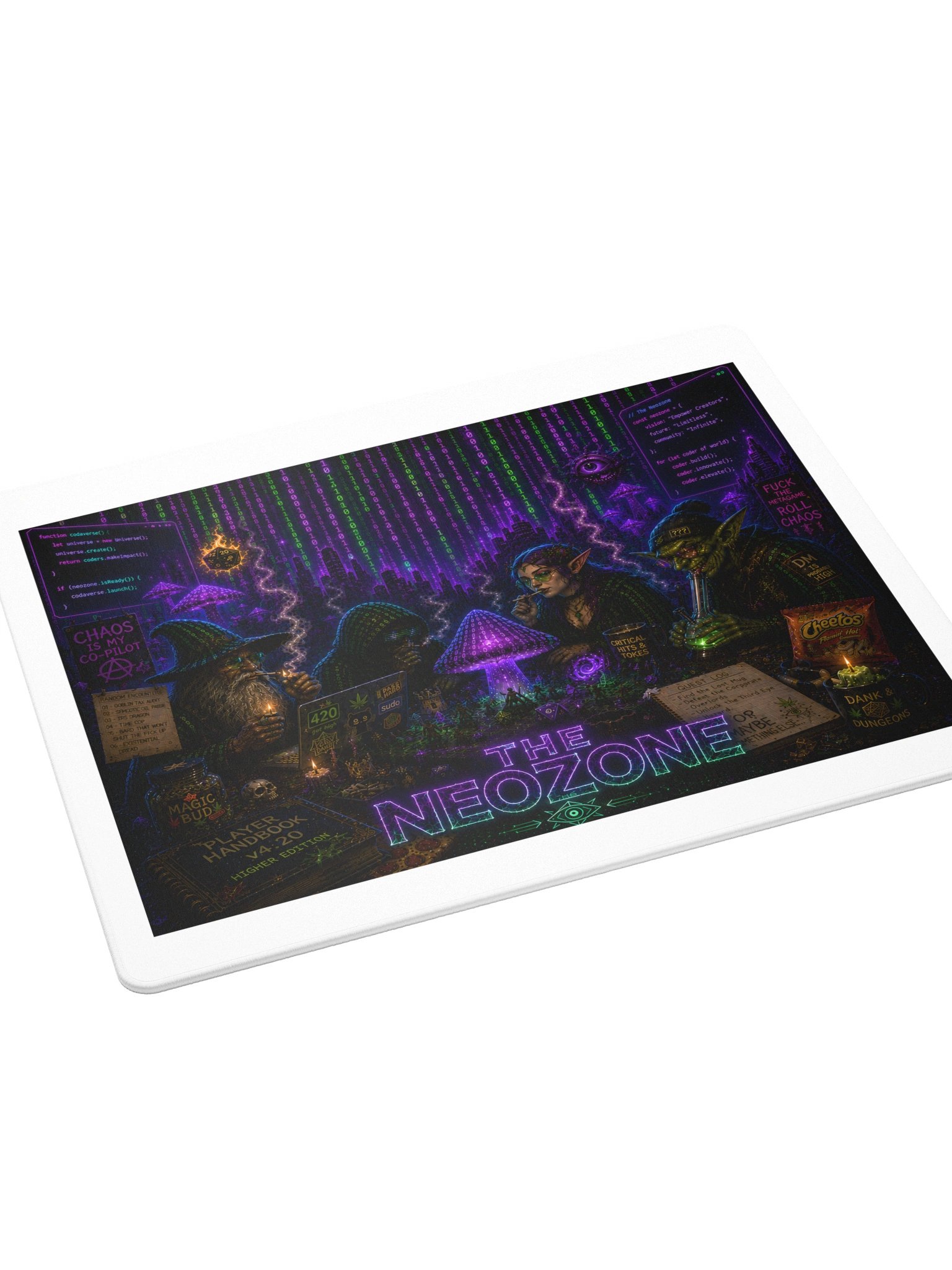 The Neozone Cyberpunk Gaming Mouse Pad product image (3)