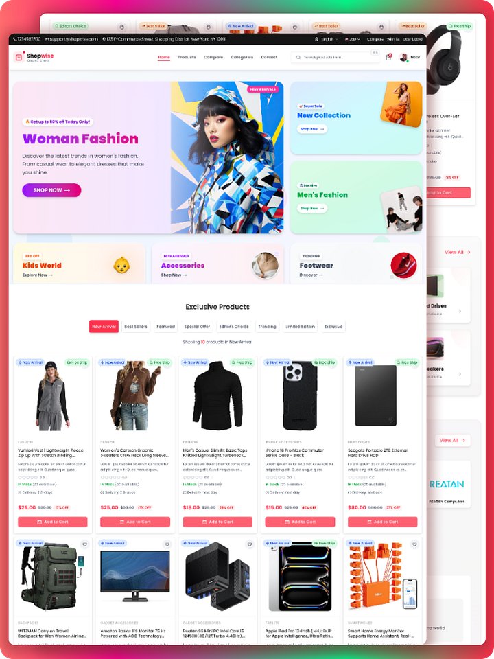 Shopwise - The Ultimate Next.js 16 E-Commerce Solution product image (1)