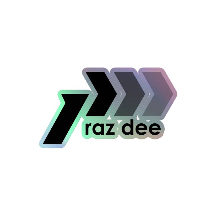 Holographic Raz Dee Stickers product image (1)