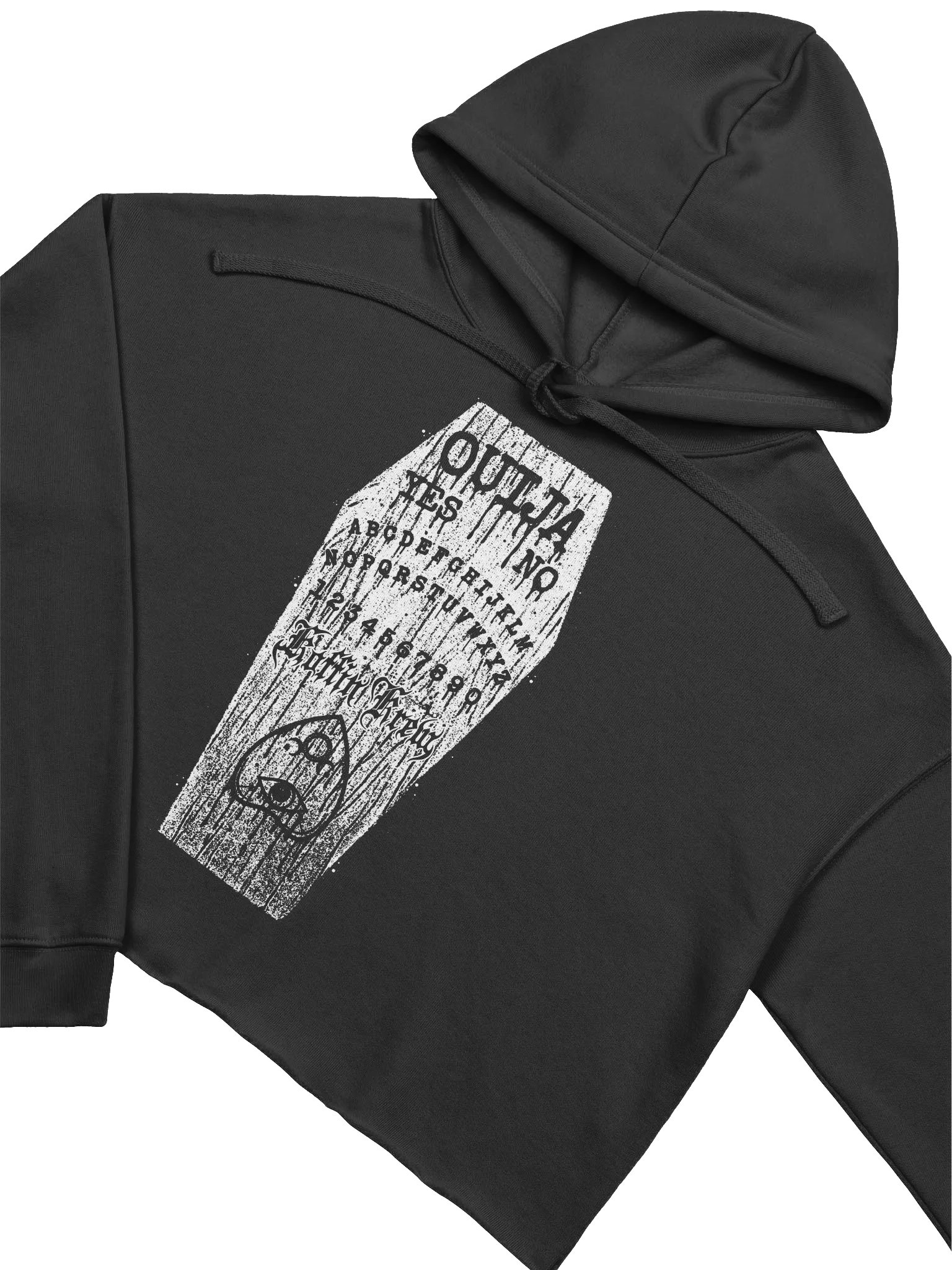 Cursed Connections Women's Fleece Crop Hoodie product image (2)