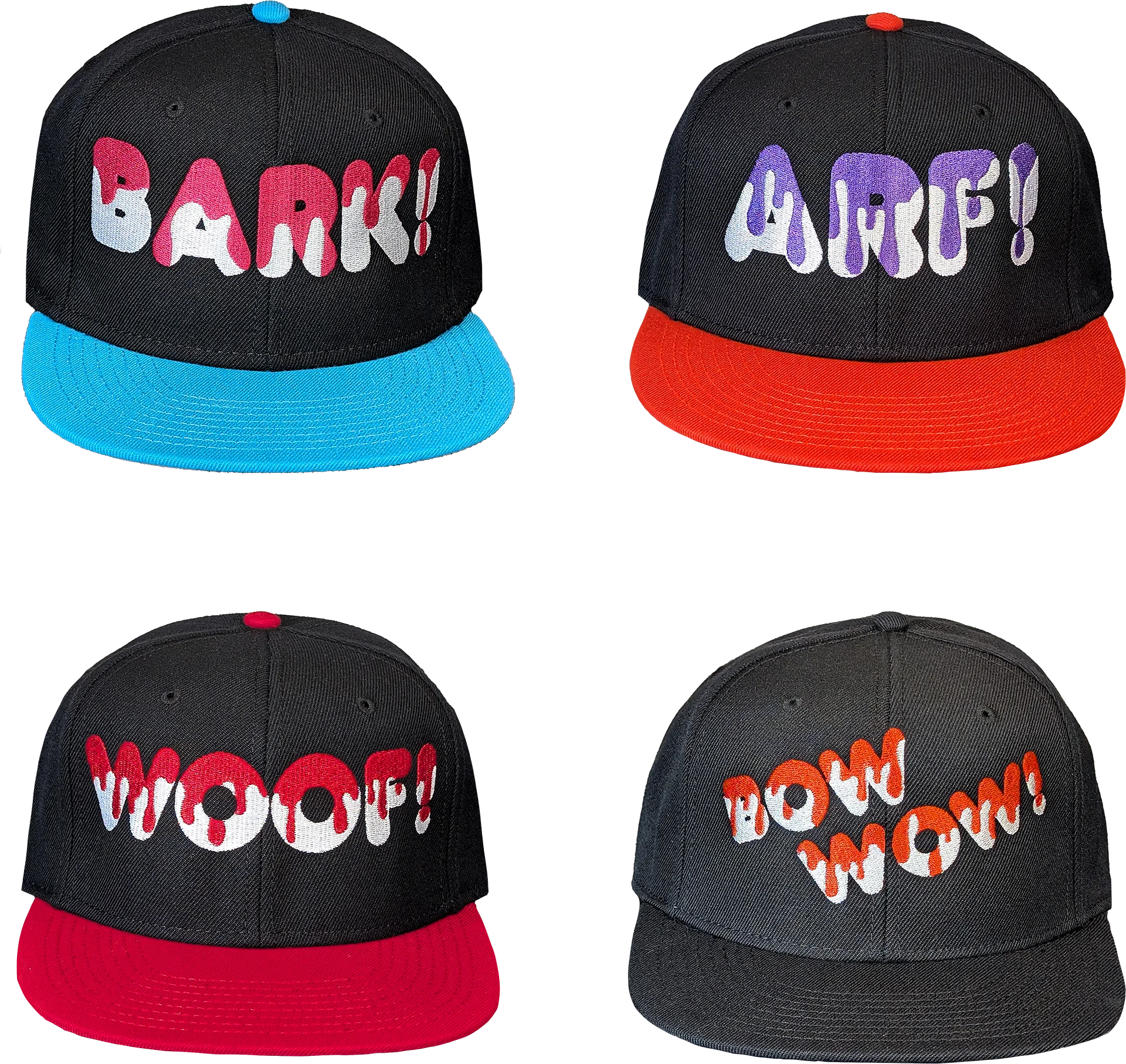 Speak Hat - BOW WOW! - Yellow Drip product image (4)