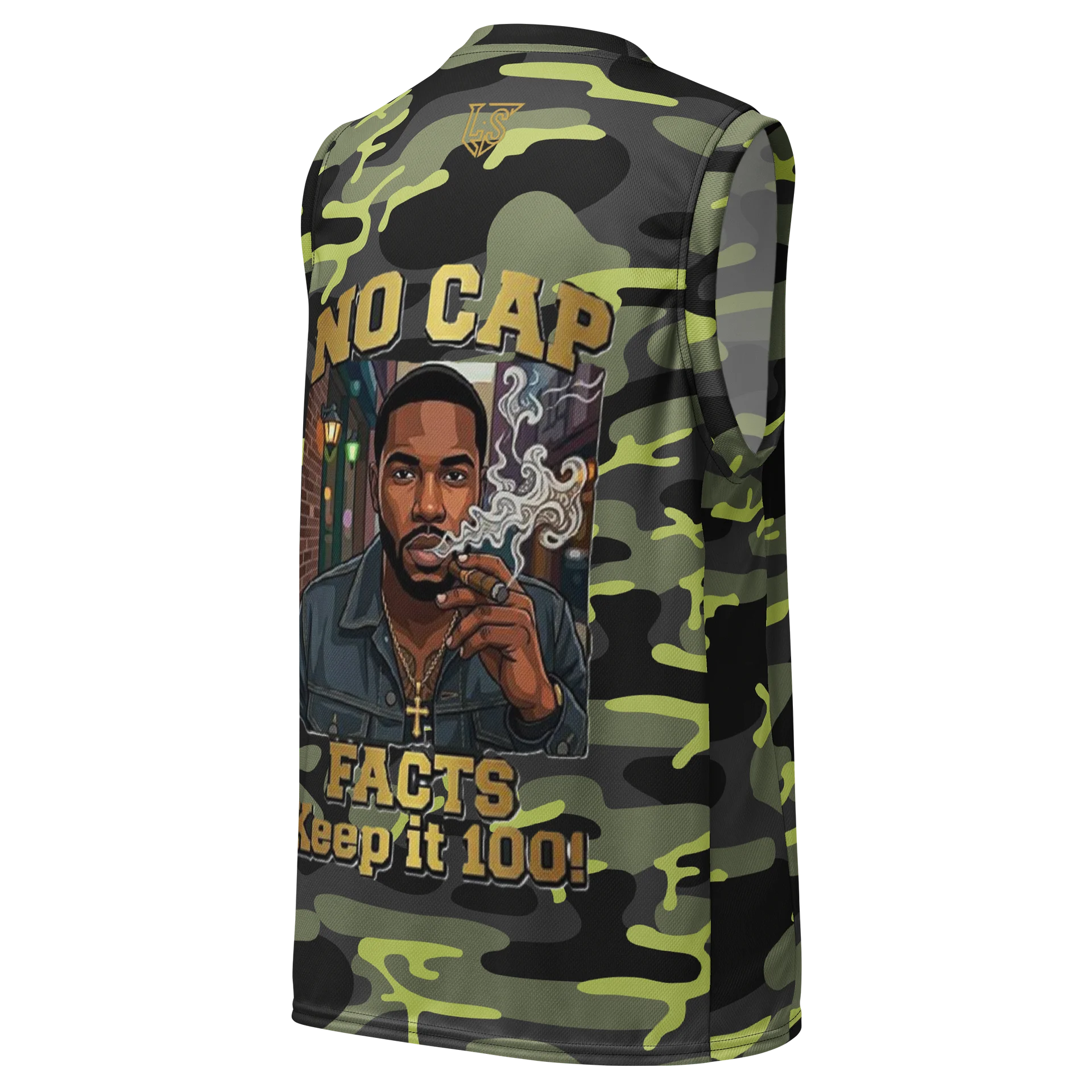 No Cap Camouflage Sleeveless Pattern Design product image (3)