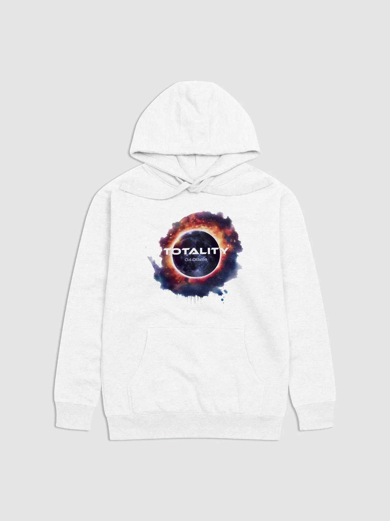 Total Solar Eclipse 2024 White Hoodie 1.0 product image (1)