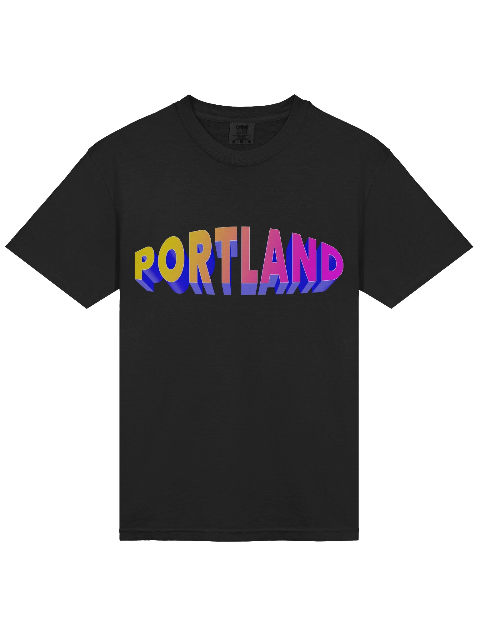 PORTLAND 3D Gradient Comfort Colors Heavyweight Tee product image (3)