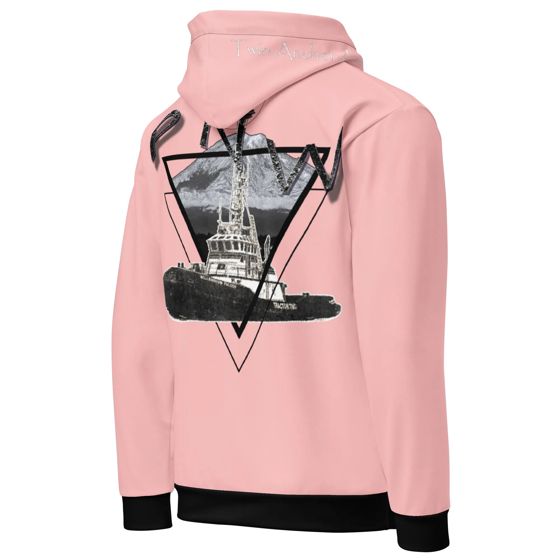PNW - T - Mt Raine & Marco Tug (Pink) - Performance Marine Wear | Twin Anchor Apparel North Current Line product image (5)