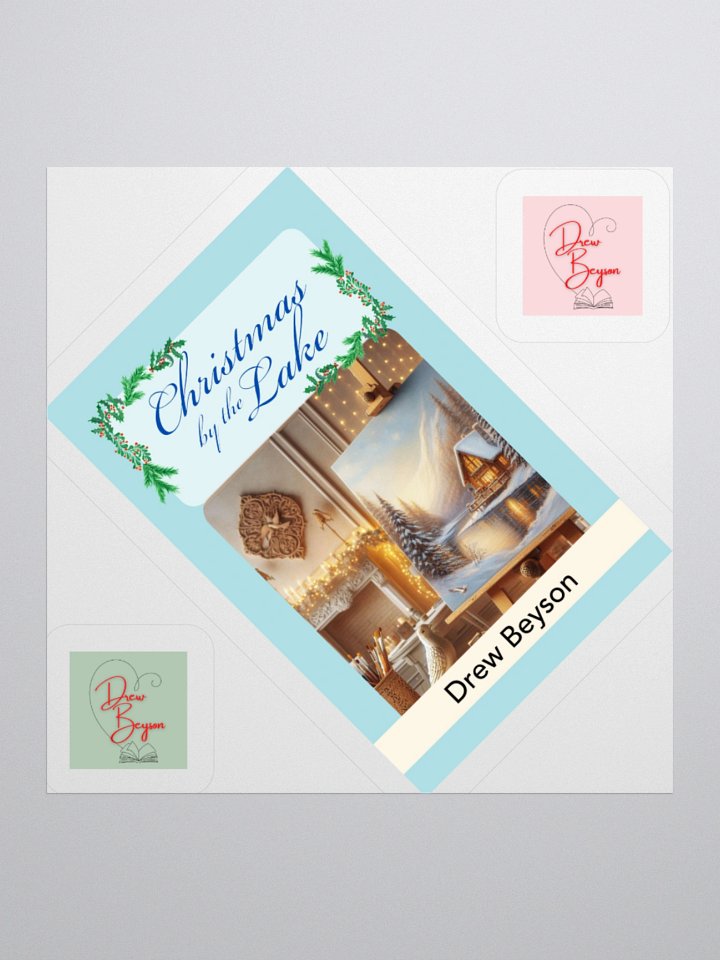 Christmas by the Lake & Drew Logo Stickers product image (1)